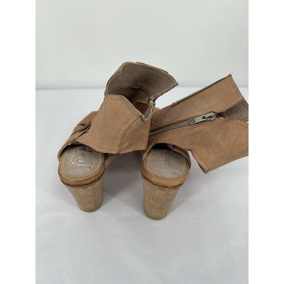 Free People Effie Block Heel Leather Ankle Boots, Women’s Size EU 41 US 10 - Picture 15 of 16